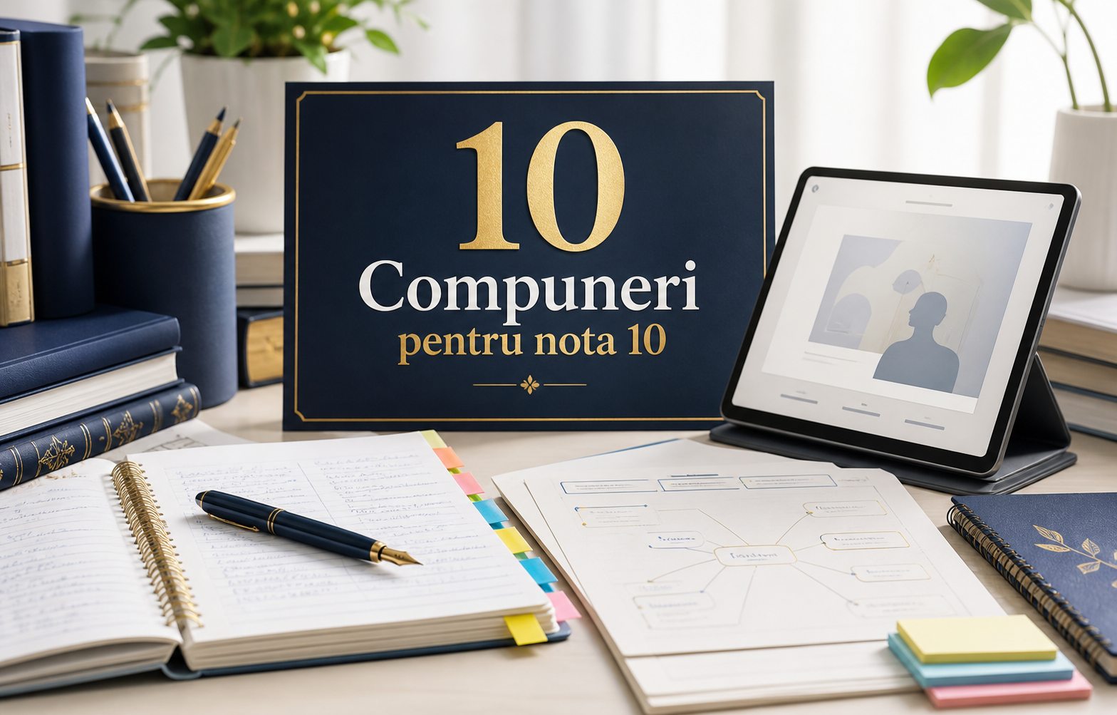 10 Compuneri pentru nota 10 – Curs înregistrat limba română